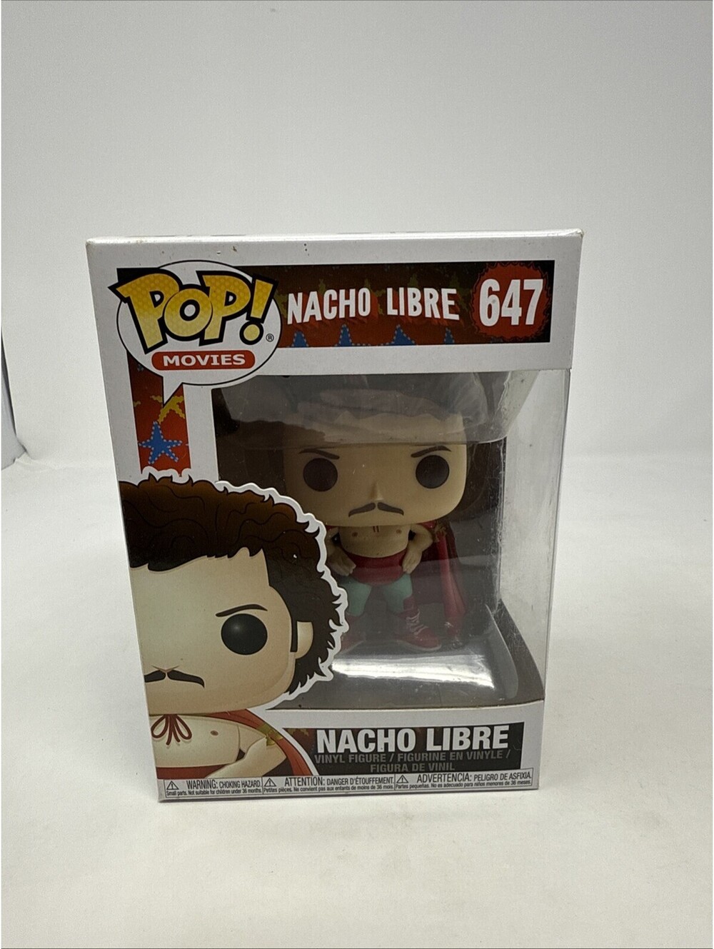 Funko Pop! Vinyl: Nacho Libre - Nacho Libre #647 Damaged Box